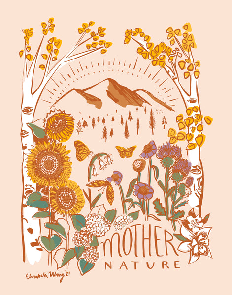 Mother Nature Fall Print