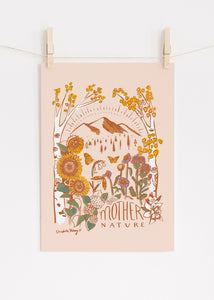 Mother Nature Fall Print